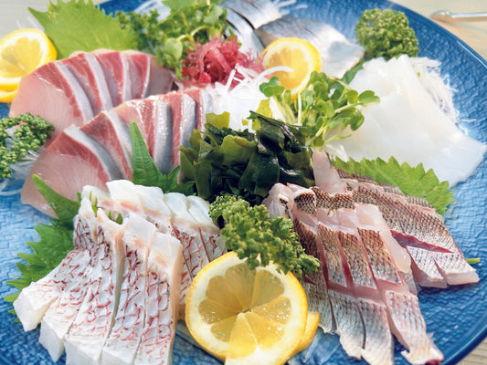エンマキの刺身盛り合わせセット